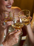 Retro Gold Cognac Glasses - Set of 2