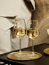 Retro Gold Wine Glasses - Set of 2