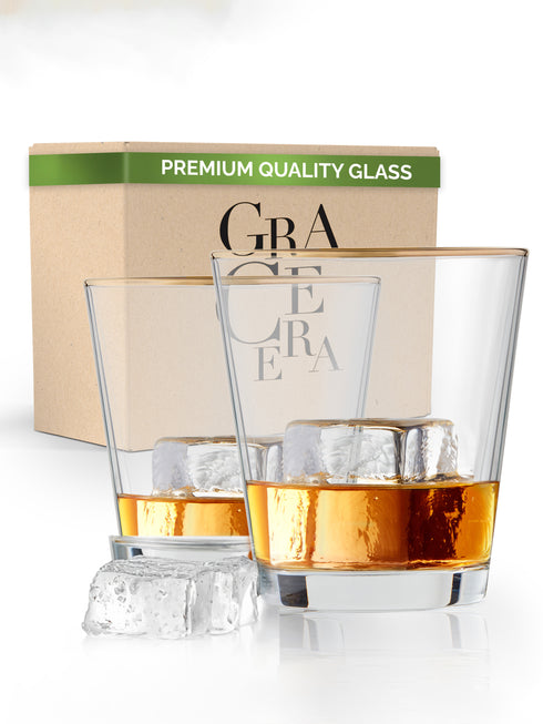 Retro Gold DOF Glasses - Set of 2
