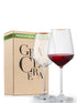 Retro Gold Wine Glasses - Set of 2