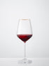 Retro Gold Wine Glasses - Set of 2