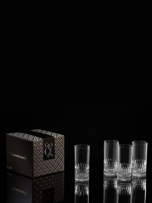 Coco Water Highball Glasses - Set of 4