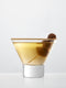 Retro Gold Stemless Martini Glasses - Set of 2